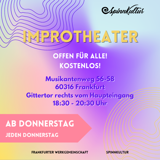 Improtheater – Jeden Donnerstag kostenlos!